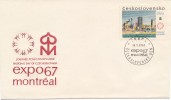 K2299 - Czechoslovakia (1967) Praha: Expo67 Montréal, National Day Of Czechoslovakia (stamp: Expo67) - 1967 – Montreal (Canada)