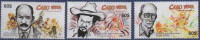 Cabo Verde 2014 - Carnaval Mindelo Sao Nicolau Karneval Fasching 3 Val. MNH - Kaapverdische Eilanden