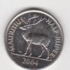 MAURITIUS   1/2 RUPEE  ANNO 2004 - Maurice