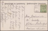 Luxembourg Vers 1905. Oblitération Ambulant Echternach à Grevenmacher. Carte De La Petite Suisse Luxembourgeoise - Maschinenstempel (EMA)