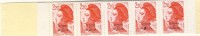 CARNET 10 TIMBRES** 1986 ST PIERRE ET MIQUELON #   2.20 LIBERTE GANDON ROUGE BICENTENAIRE SURCHARGE ST PIERRE - Booklets