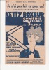 PARTITION - COMEDIE MUSICALE EN 3 ACTES - KETTY BOXEUR -THEATRE DE LA POTINIERE - Musicals