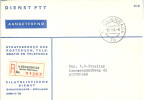 1965 Aangetekende Dienstbrief PTT - Covers & Documents