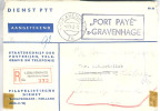 1965 Aangetekende Dienstbrief PTT 4 VII 65 Met PORT PAYE "SGRAVENHAGE In Kastje - Brieven En Documenten