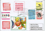 UNIVERSAL EXPO MILANO 2015. POLAND/POLOGNE.letter From The Polish Pavilion,with Official Stamp Of The EXPO - 2015 – Milan (Italie)