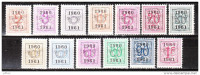 PRE 33 (699/711) **    Cote 33.00 - Typografisch 1951-80 (Cijfer Op Leeuw)