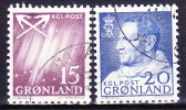 GROENLAND 1963-68 YT N° 40 Et 41 Obl. - Usati