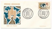 Rep CENTRAFRICAINE - 5 Enveloppes Diverses - FDC - Année 1963 - Centrafricaine (République)