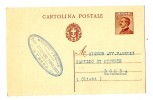 INTERO POSTALE MICHETTI CENT 30 DA ATESSA (CHIETI) A BOMBA(CHIETI) NON TIMBRATA - VG 13-03-1933 - C132 - Entero Postal