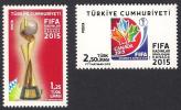 Turkey 2015 FIFA Women World Cup Canada Soccer Football - Unused Stamps