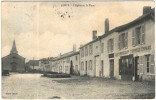 Carte Postale Ancienne De LUPPY-église Et La Place - Lorquin
