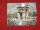 MUSICARTE  /  PHONOSCOPE VINYLE  45 TOURS PARIS  ARC DE TRIOMPHE  DISQUE & CARTE  VG+VG - Spezialformate