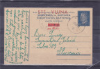 Italy Yugoslavia Istria Trieste Slovenia Zona B Carte Postale STT Vujna Umag Golnik 1953 - Marcofilía