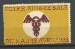 SCHWEIZ Switzerland 1932 Foire Suisse Bale Basel MNH - Neufs