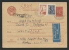 RUSSIA / USSR STATIONERY POSTCARD 25 Kop + 25 Kop + 1 Rubel Stamps As AIRPOST 1960, TO SWITZERLAND - Covers & Documents