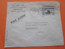 LETTRE à ENTETE IMPORT/EXPORT ABIDJAN COTE-D'IVOIRE EX COLONIE FRANCAISE PAR AVION TIMBRE SENEGAL AFRIQUE OCCIDENTALE FR - Covers & Documents