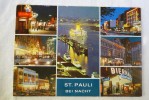 Germany Hamburg - St. Pauli Bei Nacht Multi View Stamp 1981  A 66 - Mitte