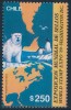 CHILE 1989 World Stamp Expo '89 ANTARTICA-ARTICO, Penguins Polar Bear Walruses Wildlife** - Onderzoeksstations