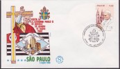 Voyage Jean Paul II - 1979/1981 - Enveloppe Illustrée - Papes