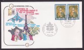 Voyage Jean Paul II - 1979/1981 - Enveloppe Illustrée - Papes