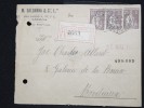 PORTUGAL - Enveloppe En Recommandée Pour La France En 1922 - A Voir - Lot P12582 - Lettres & Documents
