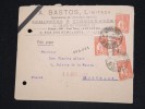 PORTUGAL - Enveloppe Pour La France En 1922 - A Voir - Lot P12586 - Lettres & Documents