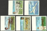 CONGO 1977 AIRCRAFT HISTORY OF AVIATION TUPOLEV LINDBERG GARROS IMPERF SET MNH - Neufs