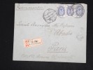 RUSSIE - Enveloppe En Recommandée De St Petersbourg Pour Paris En 1908 - A Voir - Lot P12606 - Lettres & Documents