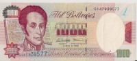 Billets - Venezuela  - 1000 Bolivares - - Venezuela