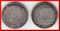 **** 1 FRANC 1828 M TOULOUSE CHARLES X (MATRICE DU REVERS A CINQ FEUILLES) - ARGENT **** EN ACHAT IMMEDIAT !!! - 1 Franc