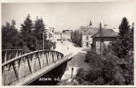 ALTHEIM (OÖ) - Fotokarte Gel.195?, Abgelöste Marke - Altheim