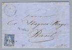 Heimat BE Wasen Emmental 1862-11-13 Lang-O Nach Basel - Lettres & Documents