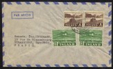 ISLANDE - ISLAND - ICELAND - REYKJAVIK / 1951 LETTRE AVION POUR LA FRANCE (ref 7142) - Lettres & Documents