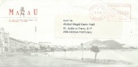 LETTRE AIR POUR PORTUGAL- LETTER AIR MAIL FOR PORTUGAL - MACAO / MACAU - MARCOPHILIE - CACHET 19-02-1993 - Storia Postale