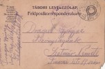 WARFIELD CORRESPONDENCE, POSTCARD, WW1, CAMP NR 107, CENSORED 67TH INFANTRY REGIMENT, 1916, HUNGARY - Brieven En Documenten