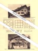 Photographien / Ansichten , 1910 , Seedorf Und Isenthal , Prospekt , Architektur , Fotos !!! - Isenthal