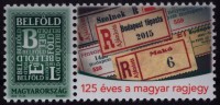 125 Years Of REGISTERED LABEL - 2015 2012 Hungary - Personalized Stamp - Hungarian Post Edition - Not Used - Nuovi