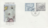 Enveloppe  FDC   1er  Jour   ILES  FEROE    EUROPA    1982 - 1982