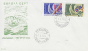 Enveloppe  1er  Jour   ISLANDE    EUROPA    1982 - 1982