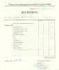 Rechnung  "Wasserversorungsgenossenschaft Langwies"          1938 - Switzerland