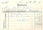 Rechnung  "Held, Bürstenwaren, Chur"          1944 - Switzerland