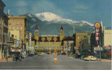 PIKES  PEAK  FROM PIKES PEAK AVENUE    8,8X13,8   (NUOVA) - Colorado Springs