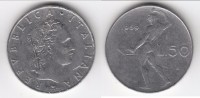 **** ITALIE - ITALIA - 50 LIRE 1959 VULCANO **** EN ACHAT IMMEDIAT - 50 Lire