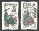 CZECH REPUBLIC 1997 EUROPA TALES & LEGENDS MILITARY LION MAGIC BIRDS SET MNH - Unused Stamps