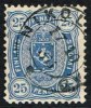 1885. Coat Of Arms. Perf. 12½. 25 P. Blue. (Michel: 23) - JF157344 - Ongebruikt
