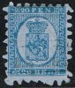 1866-1874. Coat Of Arms. Penni & Mark. Roulette III (long Tongue). 20 PEN. Blue On Blue... (Michel: 8 Cx) - JF157348 - Neufs