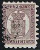1866-1874. Coat Of Arms. Penni & Mark. Roulette I (Wave Shaped). 5 PEN. Red Brown On Li... (Michel: 5 Ax) - JF157345 - Neufs
