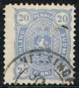 1875-1882. Coat Of Arms. Perf. L 12½. 20 PENNI Blue. (Michel: 16 Byb) - JF157311 - Unused Stamps