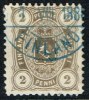 1875-1882. Coat Of Arms. Perf. L 12½. 2 PENNI Dark Olivegrey. (Michel: 12 Byb) - JF157308 - Neufs