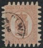 1866-1874. Coat Of Arms. Penni & Mark. Roulette III (long Tongue). 40 PEN. Rose On Lila... (Michel: 9 Cx) - JF157080 - Unused Stamps